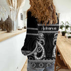 Kia Ora New Zealand Women Casual Shirt Maori Language Week Pango Taniko Motif - Aussie Hoodie