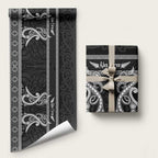Kia Ora New Zealand Wrapping Paper Maori Language Week Pango Taniko Motif - Aussie Hoodie