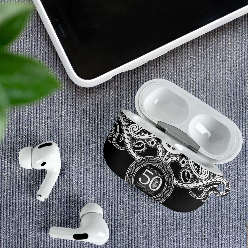 Kia Kaha Te Reo Maori New Zealand AirPods Case 50th Anniversary Ake Ake Ake - Aussie Hoodie
