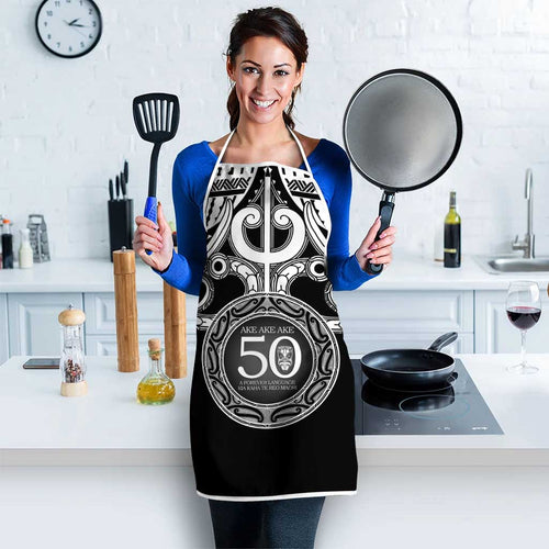Kia Kaha Te Reo Maori New Zealand Apron 50th Anniversary Ake Ake Ake - Aussie Hoodie