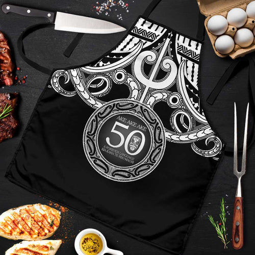 Kia Kaha Te Reo Maori New Zealand Apron 50th Anniversary Ake Ake Ake - Aussie Hoodie