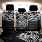 Kia Kaha Te Reo Maori New Zealand Back Car Seat Cover 50th Anniversary Ake Ake Ake - Aussie Hoodie
