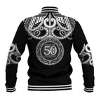 Kia Kaha Te Reo Maori New Zealand Baseball Jacket 50th Anniversary Ake Ake Ake - Aussie Hoodie