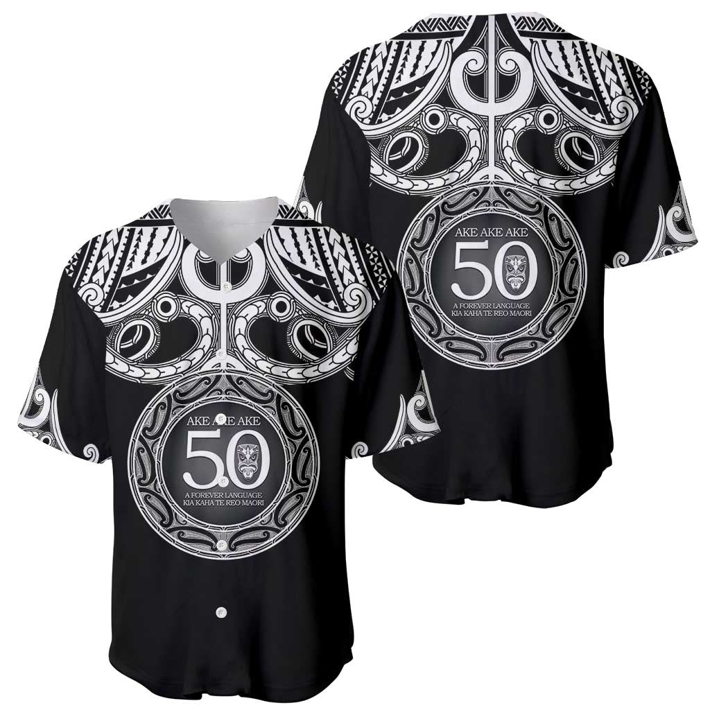 Kia Kaha Te Reo Maori New Zealand Baseball Jersey 50th Anniversary Ake Ake Ake - Aussie Hoodie