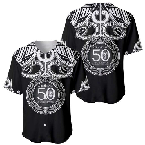 Kia Kaha Te Reo Maori New Zealand Baseball Jersey 50th Anniversary Ake Ake Ake - Aussie Hoodie