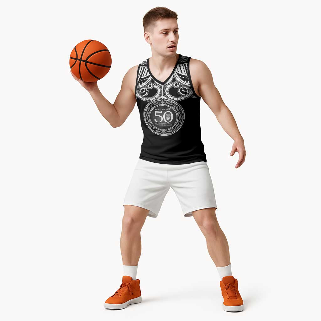 Kia Kaha Te Reo Maori New Zealand Basketball Jersey 50th Anniversary Ake Ake Ake - Aussie Hoodie
