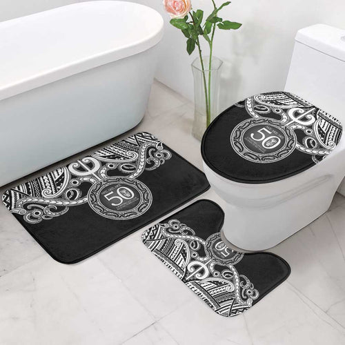 Kia Kaha Te Reo Maori New Zealand Bathroom Set 50th Anniversary Ake Ake Ake - Aussie Hoodie