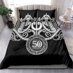 Kia Kaha Te Reo Maori New Zealand Bedding Set 50th Anniversary Ake Ake Ake - Aussie Hoodie