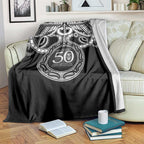 Kia Kaha Te Reo Maori New Zealand Blanket 50th Anniversary Ake Ake Ake - Aussie Hoodie