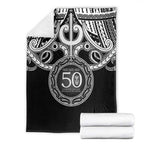Kia Kaha Te Reo Maori New Zealand Blanket 50th Anniversary Ake Ake Ake - Aussie Hoodie
