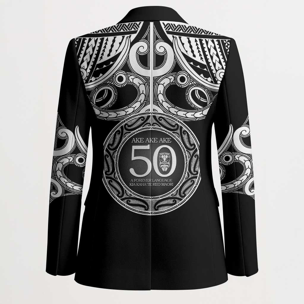 Kia Kaha Te Reo Maori New Zealand Blazer 50th Anniversary Ake Ake Ake - Aussie Hoodie