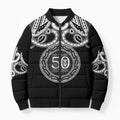 Kia Kaha Te Reo Maori New Zealand Bomber Puffer Jacket 50th Anniversary Ake Ake Ake - Aussie Hoodie
