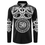 Kia Kaha Te Reo Maori New Zealand Button Sweatshirt 50th Anniversary Ake Ake Ake - Aussie Hoodie