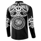 Kia Kaha Te Reo Maori New Zealand Button Sweatshirt 50th Anniversary Ake Ake Ake - Aussie Hoodie