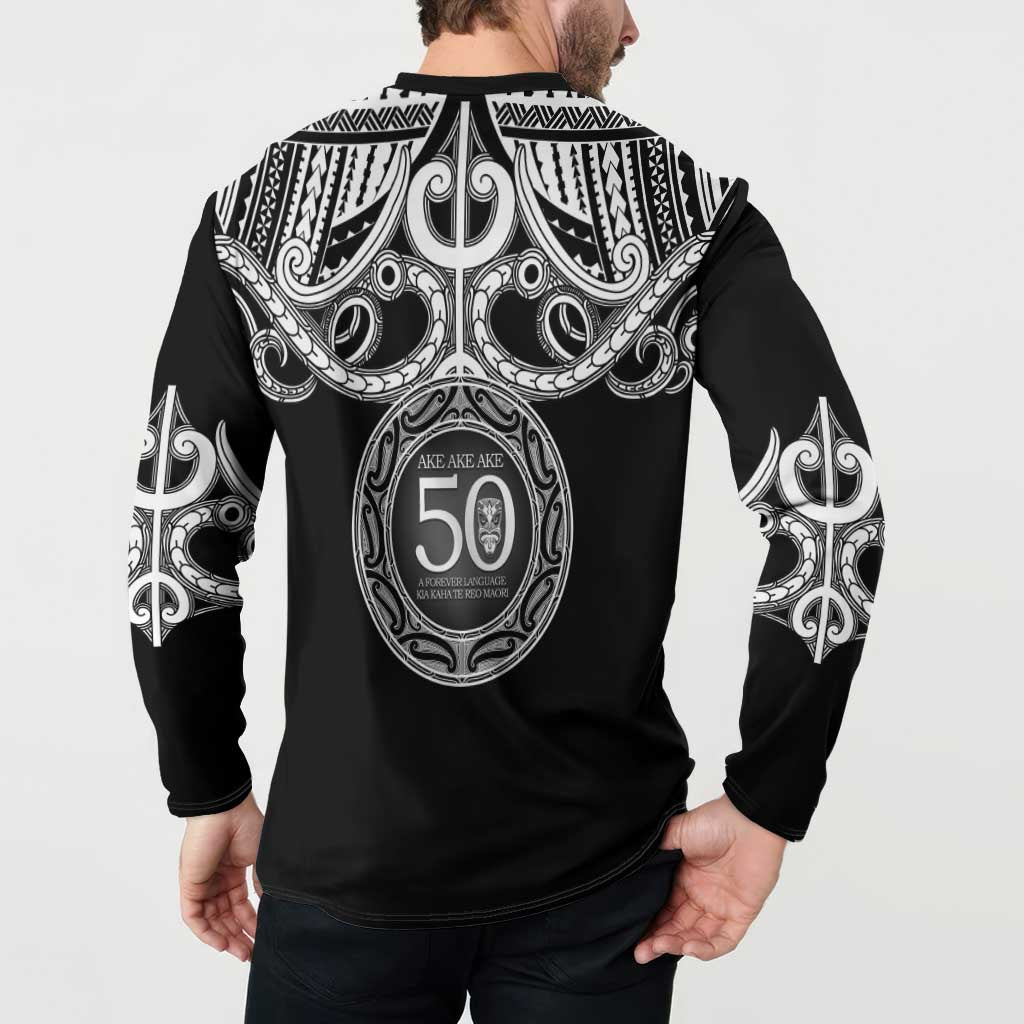 Kia Kaha Te Reo Maori New Zealand Button Sweatshirt 50th Anniversary Ake Ake Ake - Aussie Hoodie