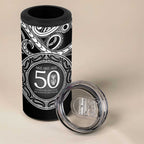 Kia Kaha Te Reo Maori New Zealand 4 in 1 Can Cooler Tumbler 50th Anniversary Ake Ake Ake - Aussie Hoodie