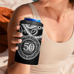 Kia Kaha Te Reo Maori New Zealand 4 in 1 Can Cooler Tumbler 50th Anniversary Ake Ake Ake - Aussie Hoodie