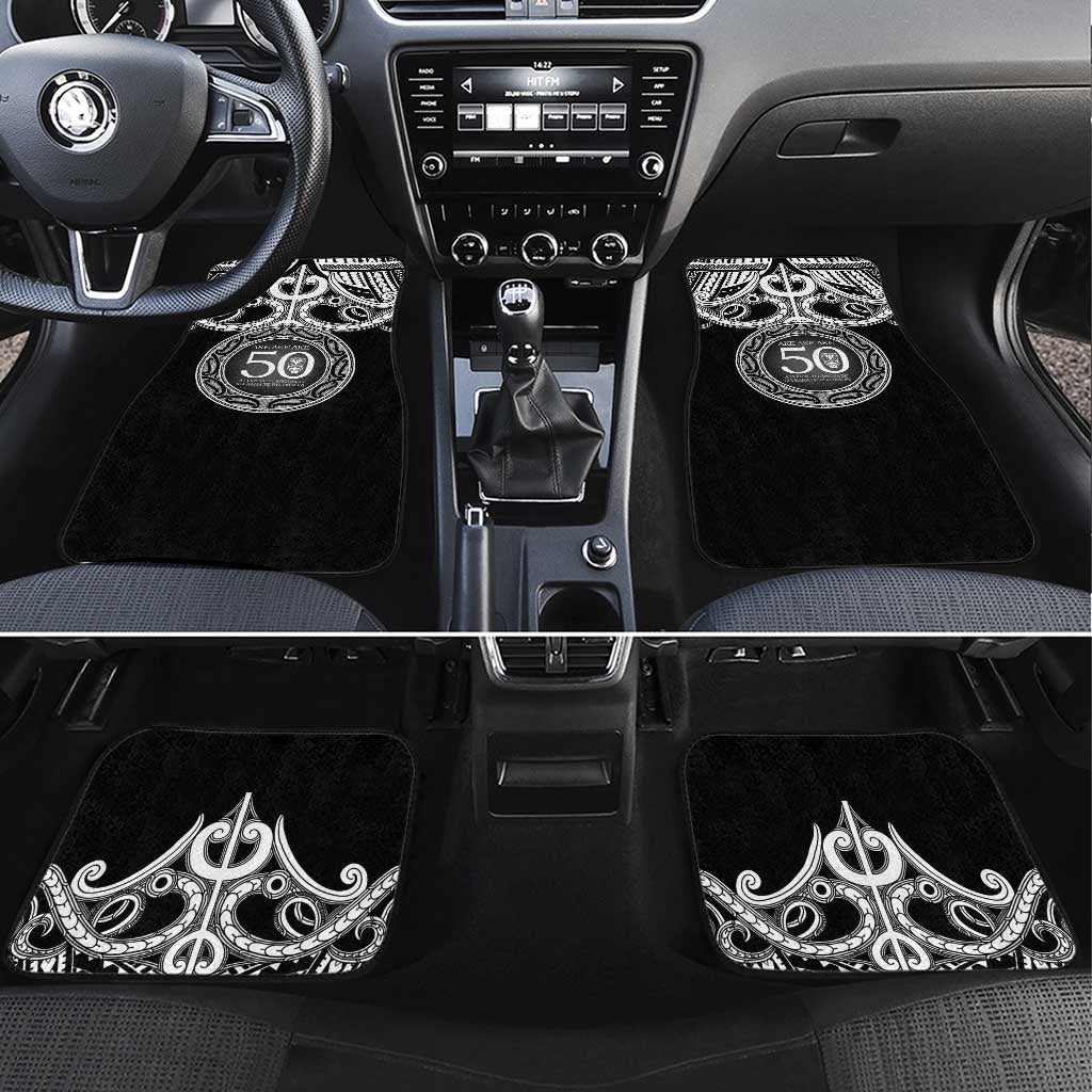 Kia Kaha Te Reo Maori New Zealand Car Mats 50th Anniversary Ake Ake Ake - Aussie Hoodie