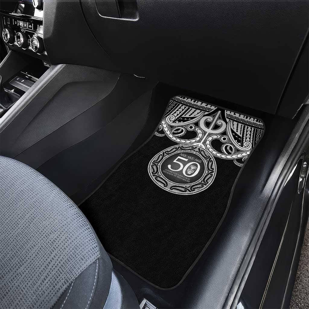 Kia Kaha Te Reo Maori New Zealand Car Mats 50th Anniversary Ake Ake Ake - Aussie Hoodie