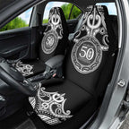 Kia Kaha Te Reo Maori New Zealand Car Seat Cover 50th Anniversary Ake Ake Ake - Aussie Hoodie