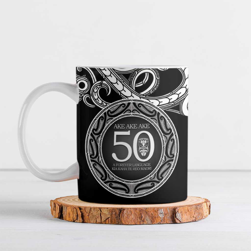Kia Kaha Te Reo Maori New Zealand Ceramic Mug 50th Anniversary Ake Ake Ake - Aussie Hoodie