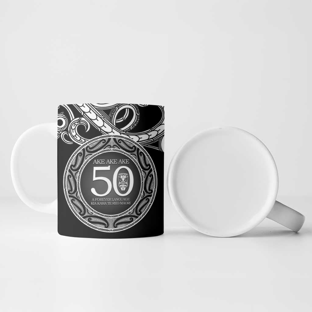 Kia Kaha Te Reo Maori New Zealand Ceramic Mug 50th Anniversary Ake Ake Ake - Aussie Hoodie