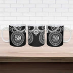 Kia Kaha Te Reo Maori New Zealand Ceramic Mug 50th Anniversary Ake Ake Ake - Aussie Hoodie