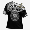 Kia Kaha Te Reo Maori New Zealand Cross Shoulder Shirt 50th Anniversary Ake Ake Ake - Aussie Hoodie