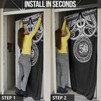 Kia Kaha Te Reo Maori New Zealand Door Cover 50th Anniversary Ake Ake Ake - Aussie Hoodie