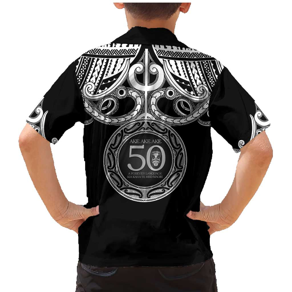 Kia Kaha Te Reo Maori New Zealand Family Matching Mermaid Dress and Hawaiian Shirt 50th Anniversary Ake Ake Ake - Aussie Hoodie