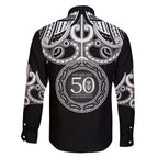 Kia Kaha Te Reo Maori New Zealand Family Matching Off Shoulder Maxi Dress and Hawaiian Shirt 50th Anniversary Ake Ake Ake - Aussie Hoodie