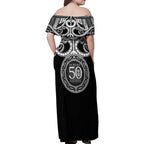 Kia Kaha Te Reo Maori New Zealand Family Matching Off Shoulder Maxi Dress and Hawaiian Shirt 50th Anniversary Ake Ake Ake - Aussie Hoodie