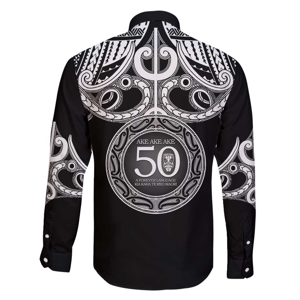 Kia Kaha Te Reo Maori New Zealand Family Matching Off Shoulder Short Dress and Hawaiian Shirt 50th Anniversary Ake Ake Ake - Aussie Hoodie
