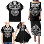 Kia Kaha Te Reo Maori New Zealand Family Matching Puletasi and Hawaiian Shirt 50th Anniversary Ake Ake Ake - Aussie Hoodie
