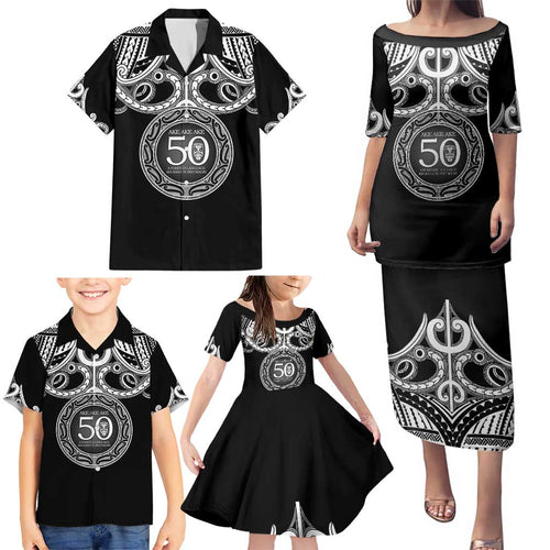 Kia Kaha Te Reo Maori New Zealand Family Matching Puletasi and Hawaiian Shirt 50th Anniversary Ake Ake Ake - Aussie Hoodie