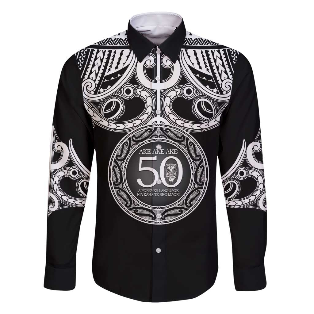 Kia Kaha Te Reo Maori New Zealand Family Matching Short Sleeve Bodycon Dress and Hawaiian Shirt 50th Anniversary Ake Ake Ake - Aussie Hoodie