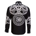 Kia Kaha Te Reo Maori New Zealand Family Matching Short Sleeve Bodycon Dress and Hawaiian Shirt 50th Anniversary Ake Ake Ake - Aussie Hoodie