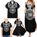 Kia Kaha Te Reo Maori New Zealand Family Matching Summer Maxi Dress and Hawaiian Shirt 50th Anniversary Ake Ake Ake - Aussie Hoodie