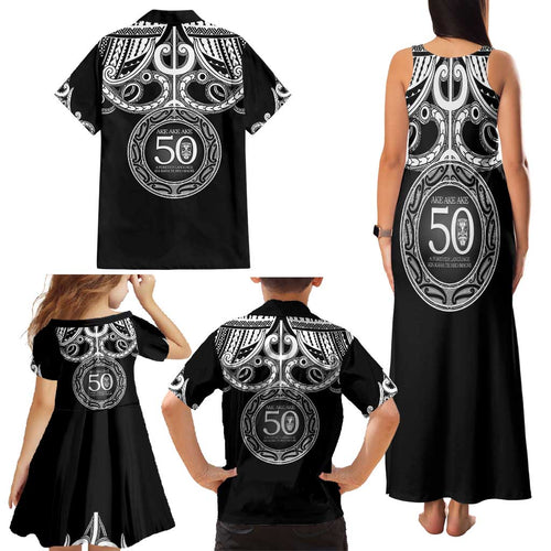 Kia Kaha Te Reo Maori New Zealand Family Matching Tank Maxi Dress and Hawaiian Shirt 50th Anniversary Ake Ake Ake - Aussie Hoodie