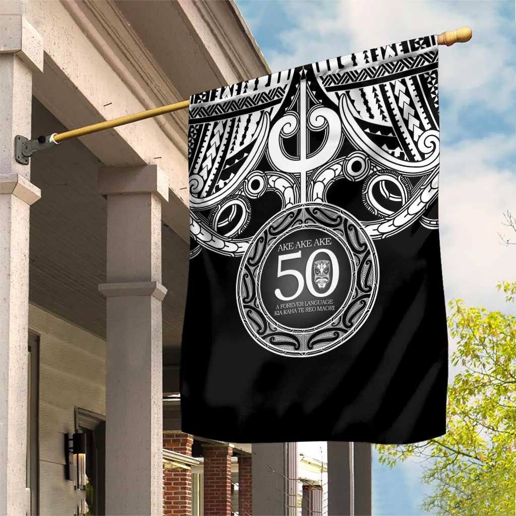 Kia Kaha Te Reo Maori New Zealand Garden Flag 50th Anniversary Ake Ake Ake - Aussie Hoodie