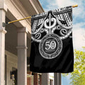 Kia Kaha Te Reo Maori New Zealand Garden Flag 50th Anniversary Ake Ake Ake - Aussie Hoodie