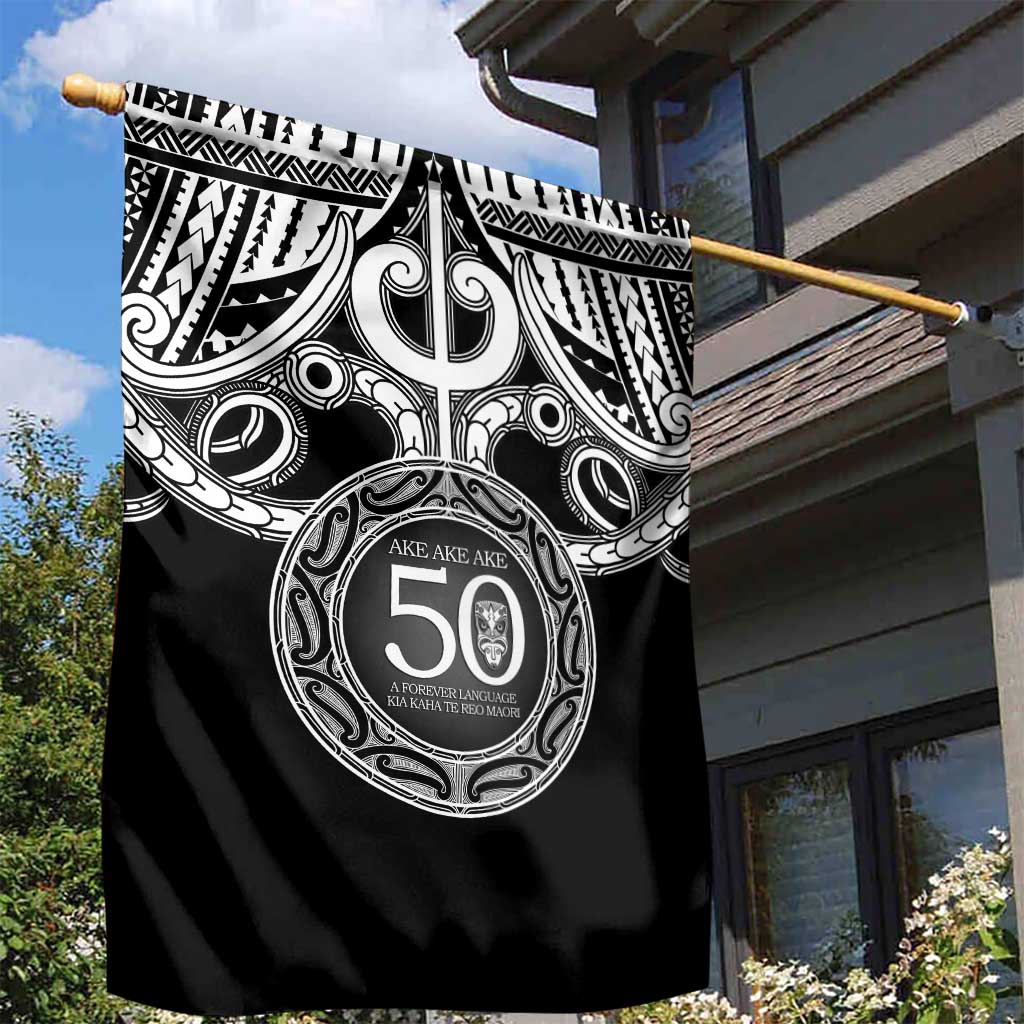 Kia Kaha Te Reo Maori New Zealand Garden Flag 50th Anniversary Ake Ake Ake - Aussie Hoodie