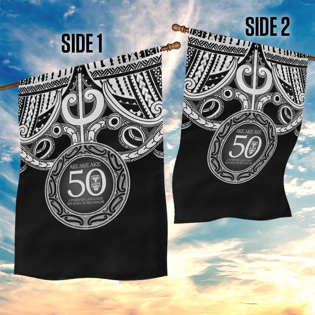 Kia Kaha Te Reo Maori New Zealand Garden Flag 50th Anniversary Ake Ake Ake - Aussie Hoodie