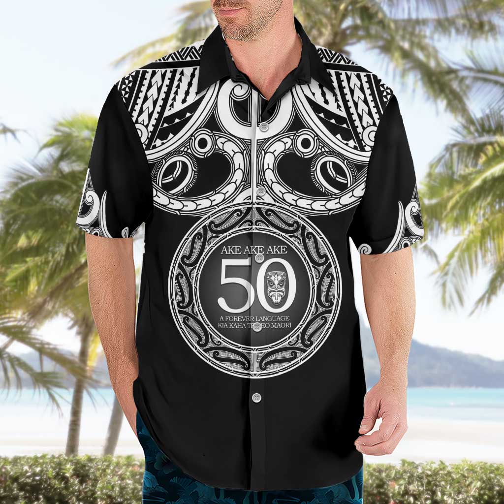 Kia Kaha Te Reo Maori New Zealand Hawaiian Shirt 50th Anniversary Ake Ake Ake - Aussie Hoodie