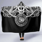 Kia Kaha Te Reo Maori New Zealand Hooded Blanket 50th Anniversary Ake Ake Ake - Aussie Hoodie