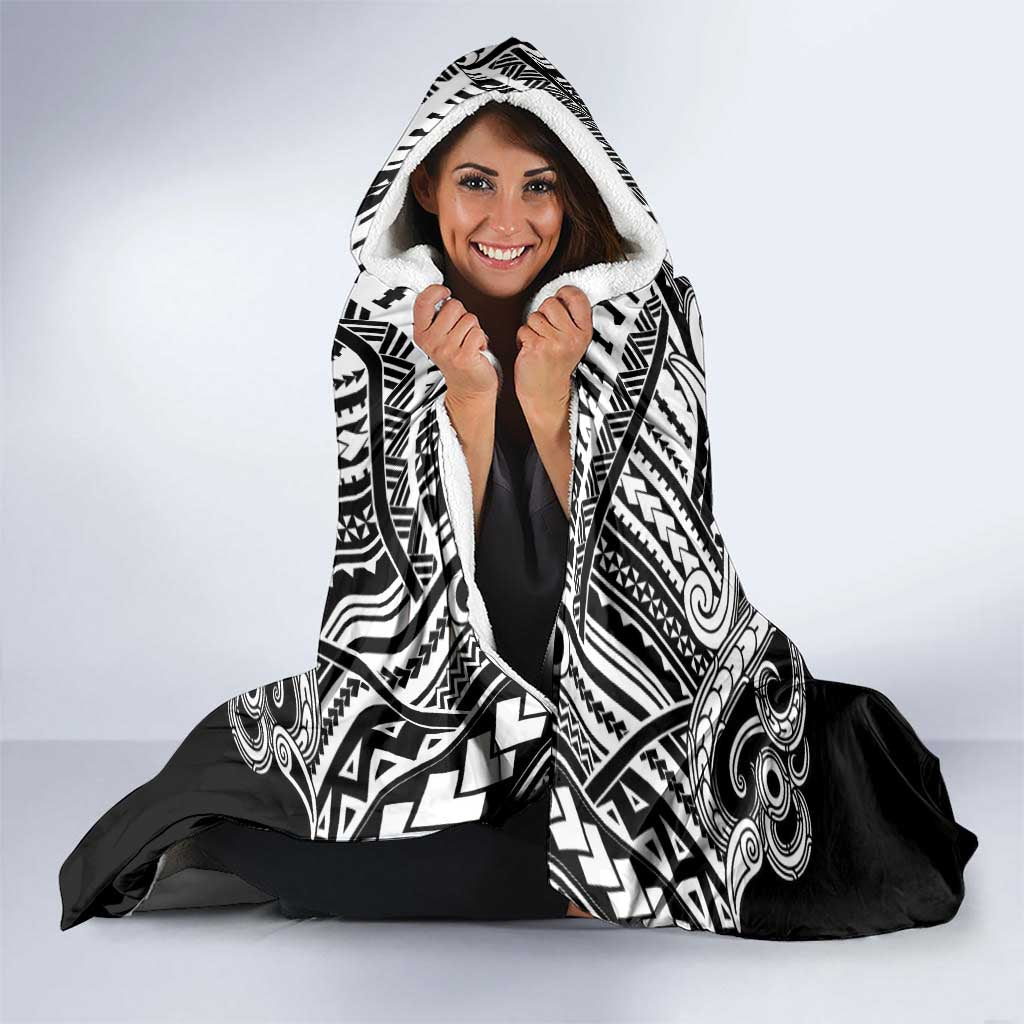 Kia Kaha Te Reo Maori New Zealand Hooded Blanket 50th Anniversary Ake Ake Ake - Aussie Hoodie