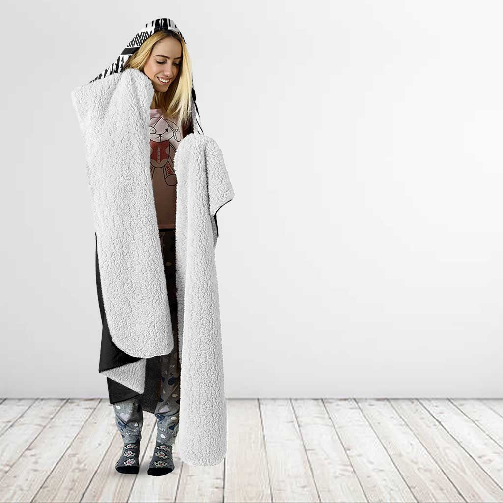 Kia Kaha Te Reo Maori New Zealand Hooded Blanket 50th Anniversary Ake Ake Ake - Aussie Hoodie