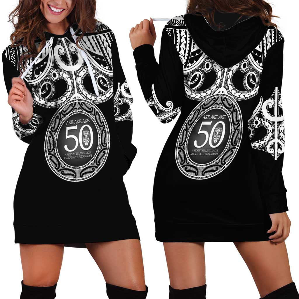 Kia Kaha Te Reo Maori New Zealand Hoodie Dress 50th Anniversary Ake Ake Ake - Aussie Hoodie