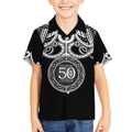 Kia Kaha Te Reo Maori New Zealand Kid Hawaiian Shirt 50th Anniversary Ake Ake Ake - Aussie Hoodie