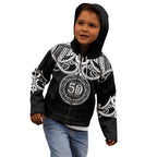Kia Kaha Te Reo Maori New Zealand Kid Hoodie 50th Anniversary Ake Ake Ake - Aussie Hoodie